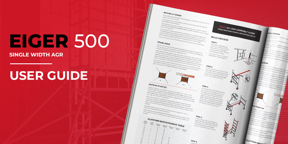 EIGER 500 Single Width Advanced Guardrail User Manual